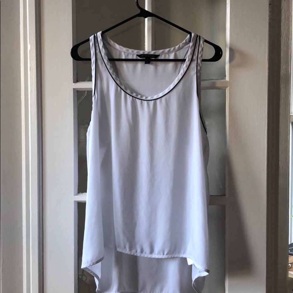 White Sleeveless Top